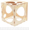 Worown 14 Holes Collapsible Wood Balloon Sizer Box, 1-10 Inch Measurement Tools for Balloon Arches and Decorations