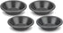 Cuisinart 4 Piece Round Dish Set, Mini, Steel Gray