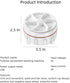 Mini Turbine Washing Machine USB Powered Travel Portable Washer Mini Laundry Machine for Underwear,Towels,Socks,Etc