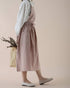 Cotton Pleated Apron - Retro Waterdrop Proof Garden Cleaning Pinafore Dress