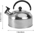 Amosfun 2L Whistling Tea Kettle, 7.8 Inch Stainless Steel Stove Top Teapot with Ergonomic Handle, Milk Warmer