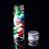 BENECREAT 20 Pack 15ml/0.5oz Glass Bottles Sample Vials with Screwed Aluminum Caps for Crafts Decorations