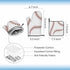 Baseball Stitches Oven Mitts and Pot Holders Sets Softball Laces Design Heat Resistant 3pcs for Cooking Baking BBQ by Samgula