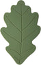 Silicone Trivet Mat Set of 2, Green Hot Pot Holder for Table and Countertop, Non-Slip Oak Leaf Coasters