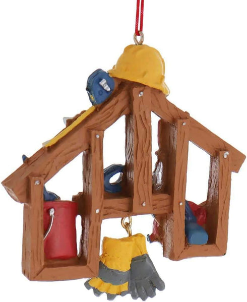 Kurt Adler Construction Tools Resin Christmas Ornament