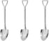 25 Pack Shovel Shape Demitasse Espresso Spoons, Stainless Steel Coffee, Ice Cream Dessert Spoons