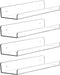 CY craft Clear Acrylic Floating Shelves Display Ledge, 5 MM Thick Wall