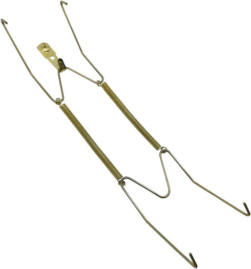 Plate Hangers for Wall 8 Inch Decorative Dish Display Holder with Installation Hooks, 5 Pack