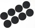 Better Kitchen Products 8 Piece Silicone Coaster Set, Black