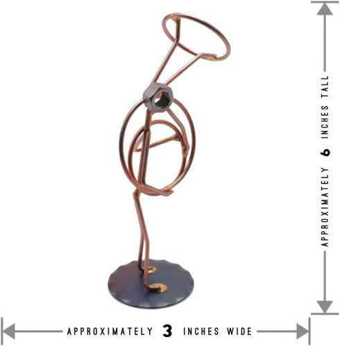 Sousaphone (Tuba) Collectible Handmade Metal Art Figurine, Desk Accessories, Office Décor, Musical Instrument