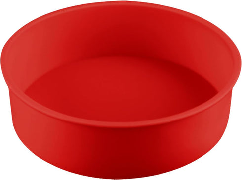 LOQJSS 10inch Round Springform Pan Silicone Cheesecake Protector Water Bath Pan to Prevent Water Entry, Red