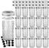 8OZ, 8 OZ 20 Pack,Extra 20 VERONES Mason Jars Canning Jars Jelly Jars with Regular Lids and Bands, Ideal for Jam