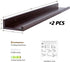 48 Inch AZSKY Long Floating Shelves for Wall Large Picture Ledge Walnut Photo Ledge Wall Shelf Bookshelf for Home Decor