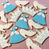 Princess Cookie Cutters Set, 3-Pc Made in USA by Ann Clark, Crown, Glass Slipper, Dress