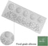 DIY Baroque Scroll Relief Cake Border Silicone Molds - European Frame Cake Decorating Tools - Grey