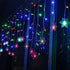 MBVBN Lights,19ft/6M 96 8 LED Curtain LED Snowflake Curtain String Lights Plug-in Window Curtain Lights with Modes