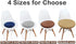 Sigmat Memory Foam Seat Cushion, Anti-slip Soft Round Stool Cushion, Chair Pad 16 Inch, Camel