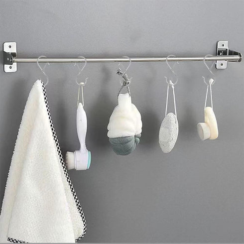 32 Pack S Hooks for Hanging - 3.5 inch Heavy Duty Metal S Shaped Hooks for Plants, Clothes, Kitchen Utensils