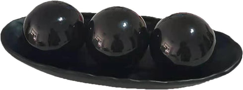 CHENGXINWENHUA Set 3,Ideal Home Decor Tray and Orbs Balls of Gift for Weddings Special Occasions and for Decorative