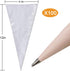Gexolenu 100 PCS Disposable Piping Bags - 12 Inch, Anti-Burst Pastry Bags for Cake, Buttercream Frosting, Cupcake