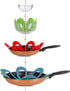 BYKITCHEN Felt Pan Separators, Set of 20 & 4 Sizes, Flower Glass Bowl Dish Protectors for Stacking Cookware