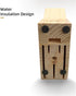 Wooden Knife Block Countertop Knife Holder with Scissors-Slot for Kitchen
