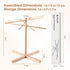 8 iSiLER Natural Beech Wood Pasta Drying Rack with Branches, Easy to Transfer for Drying Pasta and Spaghetti, Special