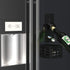 Magnetic Bottle Opener with Cap Catcher, Removable Wall Mounted Beer Opener for Kitchen Fridge (Black)