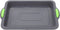 Hemoton Silicone Baking Sheet Tray Pan - Nonstick Rectangular Cookie Sheet with Silicone Handle for Oven