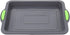 Hemoton Silicone Baking Sheet Tray Pan - Nonstick Rectangular Cookie Sheet with Silicone Handle for Oven