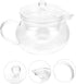 UPKOCH Tea Infuser Portable Heater Filter, Clear Japanese-style Teapot for Loose Leaf Tea Steeping