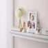 Precious Moments Rosary Box for Girls - First Communion Gift with Pearl-Look Rosary, Faith is The Light That Guides You
