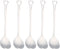 20 Pieces Heart Shaped Stainless Steel Dessert Spoons, 5.7 Inch Coffee Teaspoons for Home, Restaurant