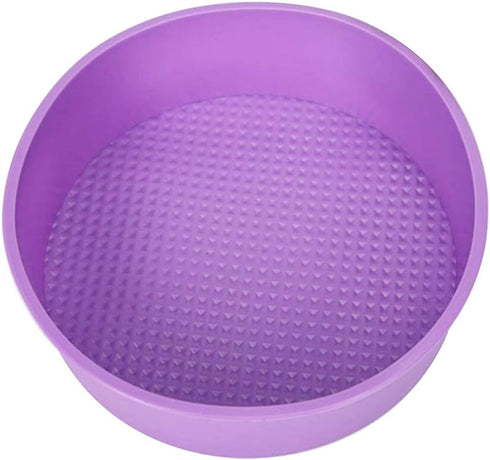 Baking Silicone 10-Inch Round Cake Pan Baking Mold, BPA Free, Non-Stick European-Grade Silicone, 2.16-Inches Deep