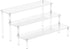 Aredpoook Acrylic Display Risers, 3 Tier Perfume Organizer Stand, Clear Cupcake Stand Holder,