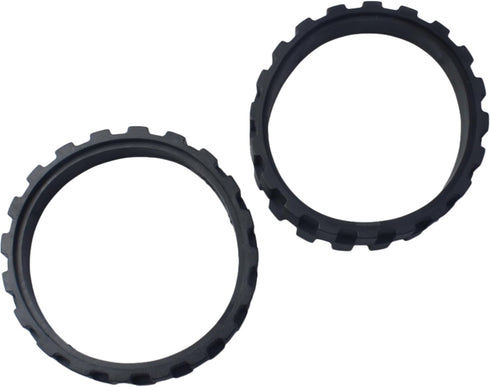 FDXGYH 2 Pcs Replacement Tires Black Anti-Slip Wheel Tires Accessories for Sweeper/Cleaning Robot by FDXGYH