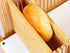 Bread Slicers for Homemade Bread, HDPE Base and Maple Fingers, 4 Thicknesses for Uniform Slices, Foldable Guide