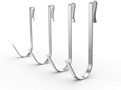 KINCMAX Stainless Steel Heavy Duty S Hooks for Hanging on Shower Caddy, Bathroom Organizers, Rustproof SUS 304 Steel