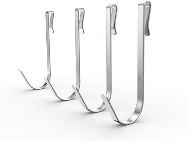 KINCMAX Stainless Steel Heavy Duty S Hooks for Hanging on Shower Caddy, Bathroom Organizers, Rustproof SUS 304 Steel