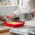 8 Inch Silicone Square Cake Pan, Nonstick Molds for Brownie, Cake, Bread, Pie, Lasagna (2 Packs)