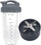 JOYSATR 32oz Cup with Flip Top To-Go Lid & Blade Replacement Set for NutriBullet Blender
