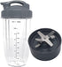 JOYSATR 32oz Cup with Flip Top To-Go Lid & Blade Replacement Set for NutriBullet Blender