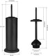 Toilet Plunger with Holder for Bathroom, Powerful Efficient Suction Cup, Heavy Duty Deep Cleaning Tool