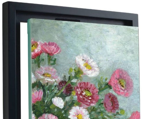 School Specialty 1389674 Canvas Float Frame, Gesso Black, 8" x 10" x 3/4" Size