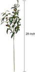SHACOS 4 PCS 28 inch Artificial Olive Branches - Faux Tree Branches for Home Wedding Shop Office Garden Decor