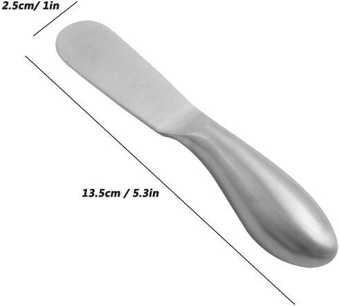 6 Pieces Cheese Spreader Set - Stainless Steel Multipurpose Cheese and Butter Spreader Knives