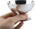7oz/200ml Hapivida Ice Cream Cup, Stainless Steel Serving Dessert Bowls Silver Ice Cream Dish Sauce Bowls Footed Yogurt