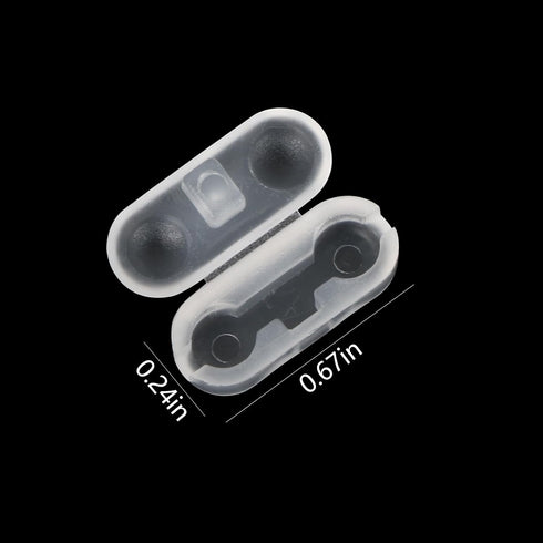 Chain Connectors, Clear Plastic Roller Shade Bead Chain Connector Replacement Vertical Roman Roller Blind Ball Chain Cord Connector Clips, Pack of 20