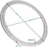 Heavy Duty Aluminum Lazy Susan Rotating Turntable Bearing Swivel Plate for Dining Table (18 inch (12mm))