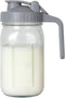 OneDream Breast Milk Pitcher 32oz Glass Pitcher with Lid, Formula Pitcher Leakproof
